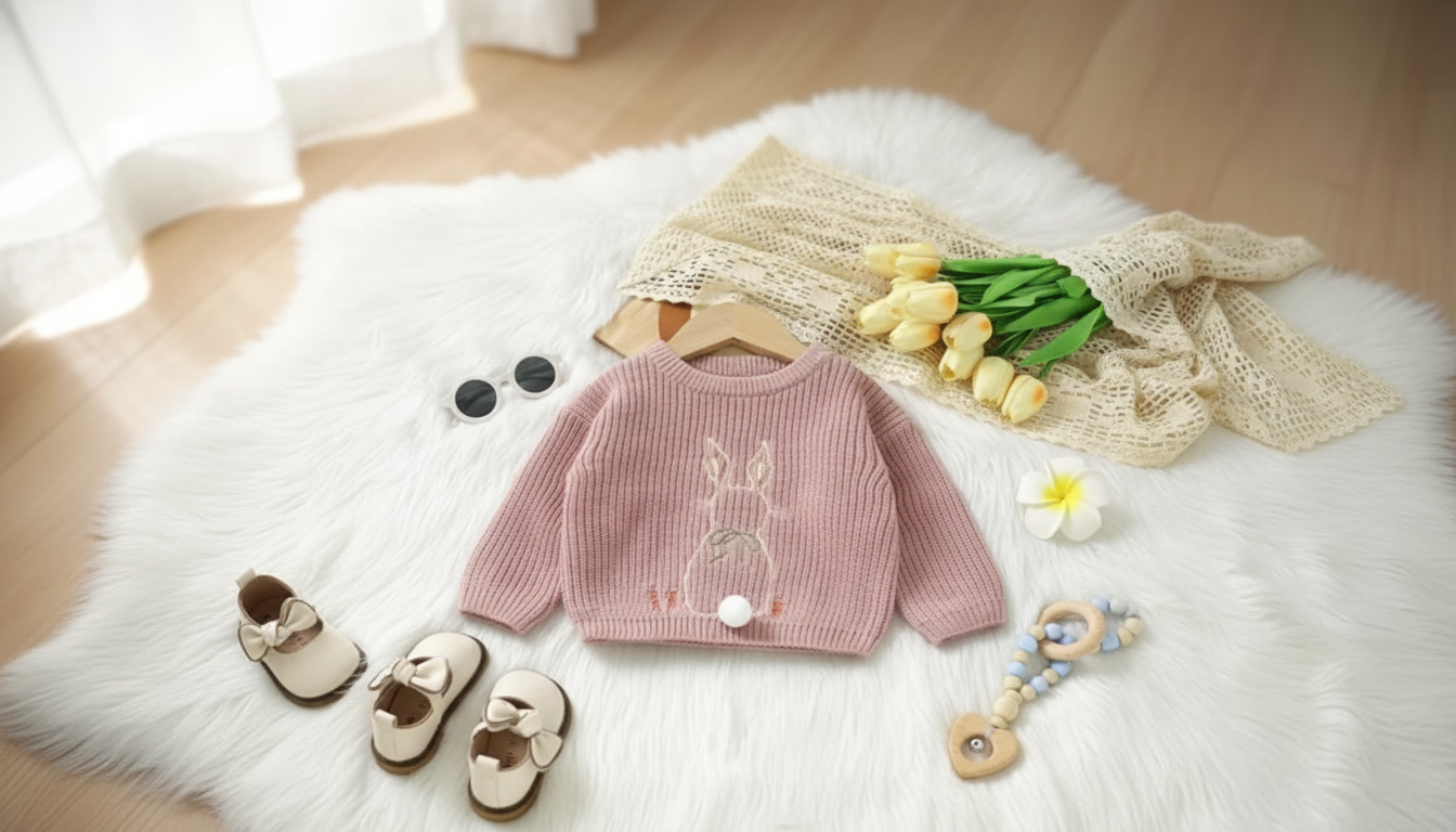 3D Bunny Baby Knit Sweater: Fit, Outfits & Care Tips