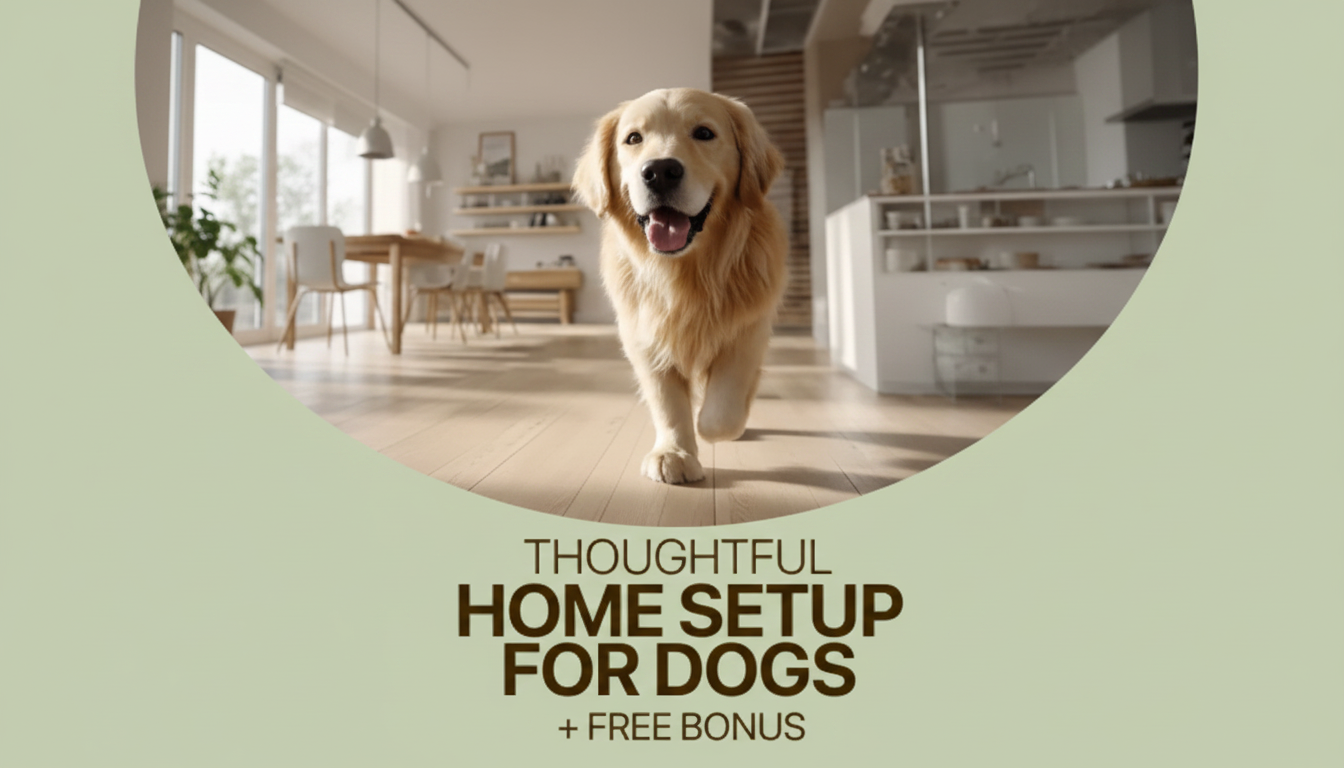 Calm Dog Home Setup: Safe Zones, Flow & Quiet Triggers