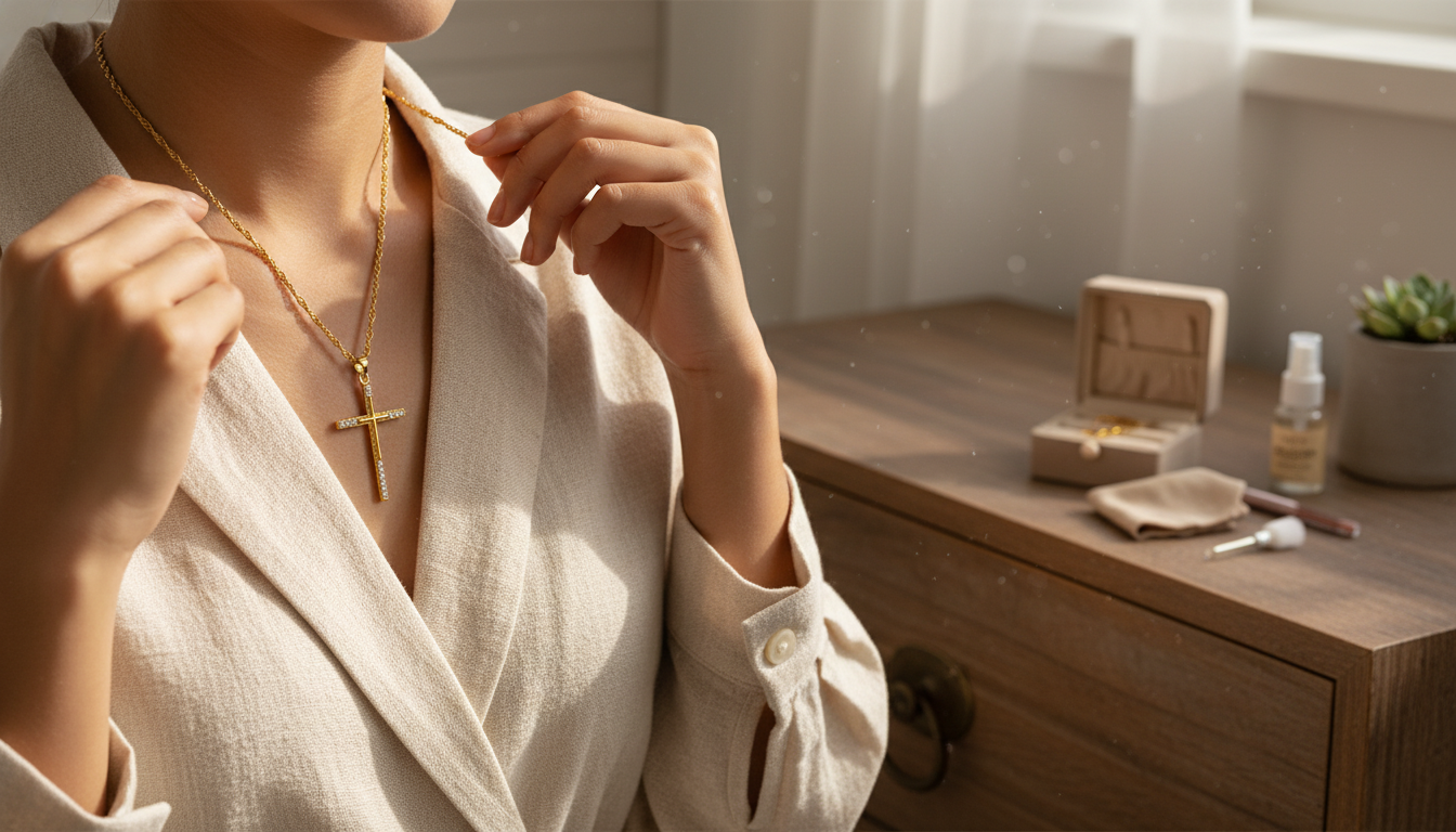 CZ Cross Pendant Necklace for Women: Style & Care Tips