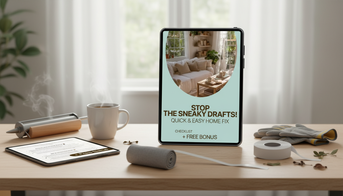 Find & Fix Home Drafts Fast: Winter Air-Seal Checklist