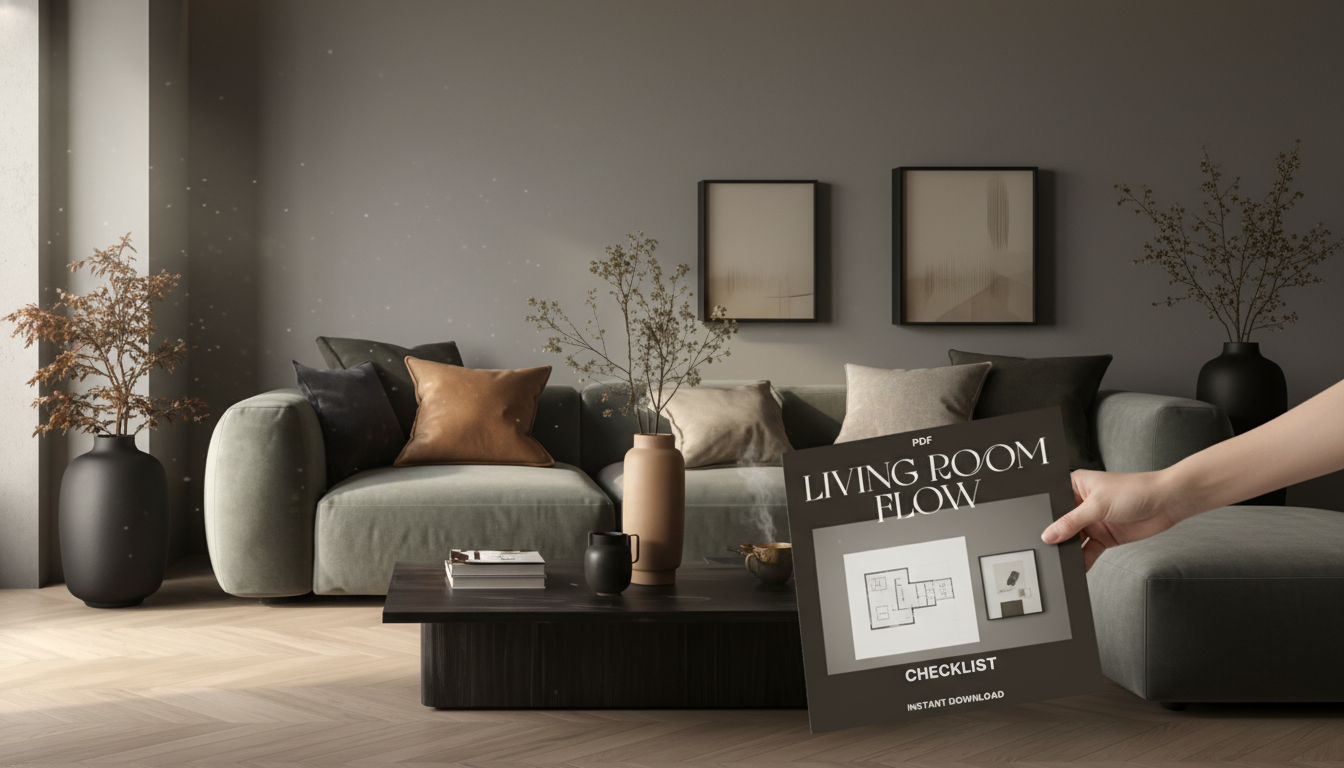 Living Room Flow Checklist: Layout Rules for Easy Movement