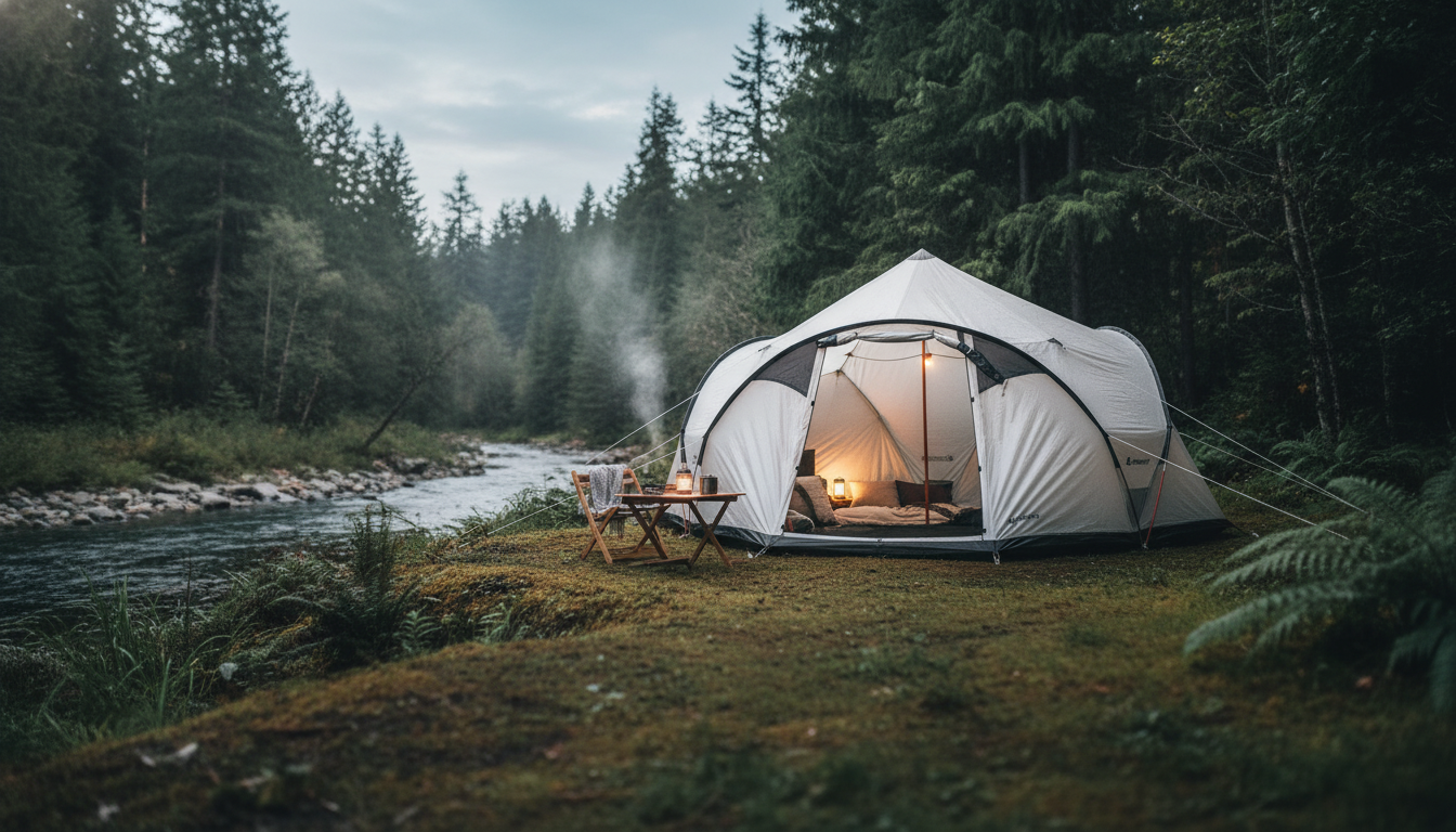Luxury Spherical Camping Tent: Weather-Ready Glamping