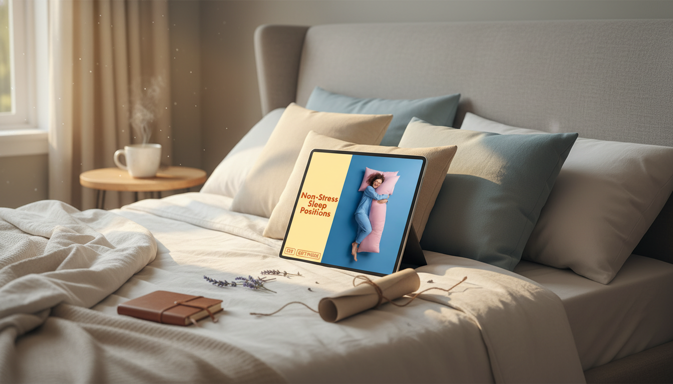 Non-Stress Sleep Positions: 1-Minute Night Checklist