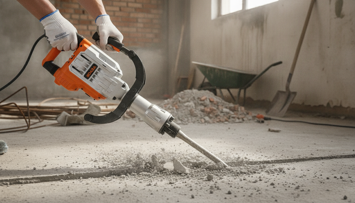 3500W Electric Demolition Hammer: Break Concrete Faster