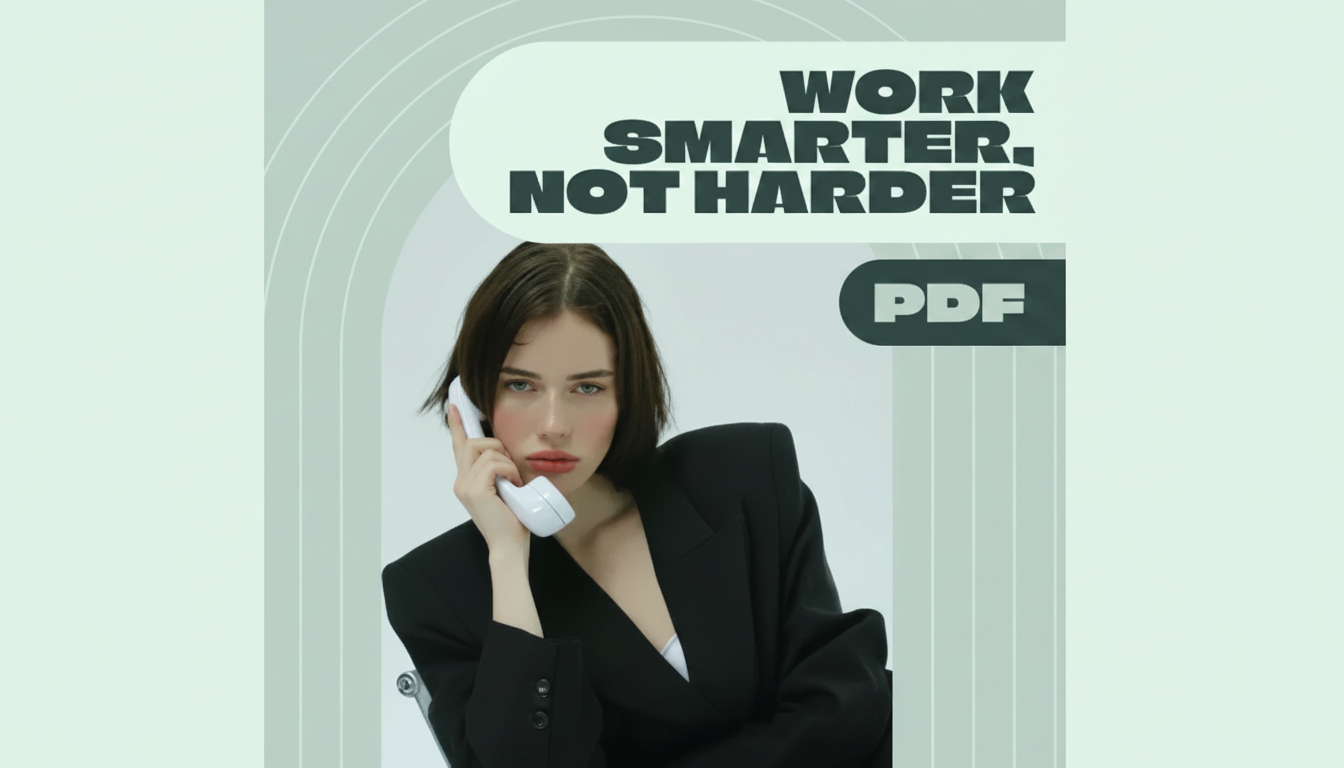 Work Smarter at Work: Focus, Priorities, and Simple Systems