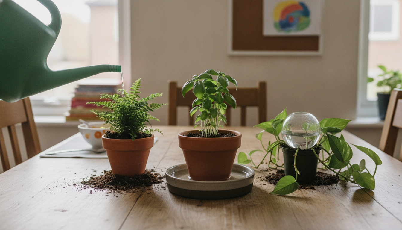 3 Ways to Water Plants: Top, Bottom & Self-Watering