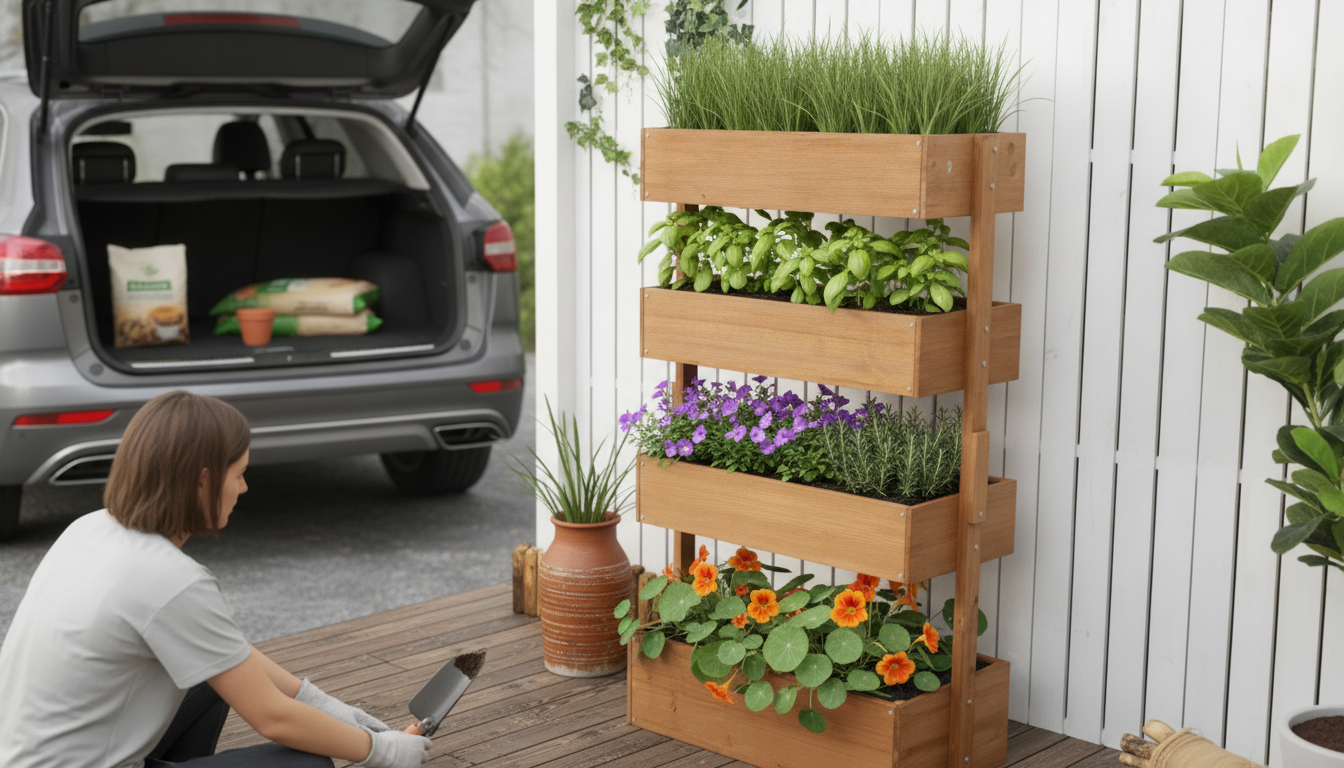 Best Plants for a 5-Tier Vertical Planter (By Tier)