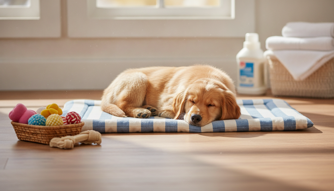 Cotton Dog Bed Mat: Cool, Washable Comfort Anywhere