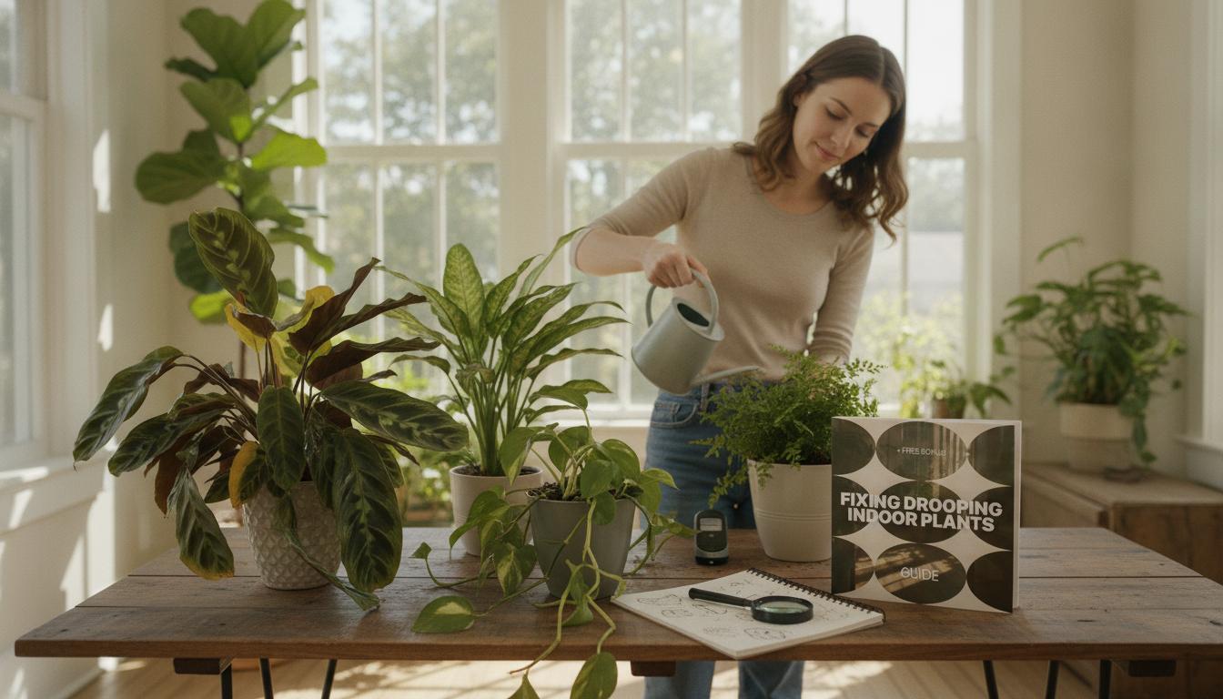 Drooping Houseplants? Diagnose Fast and Restore Them