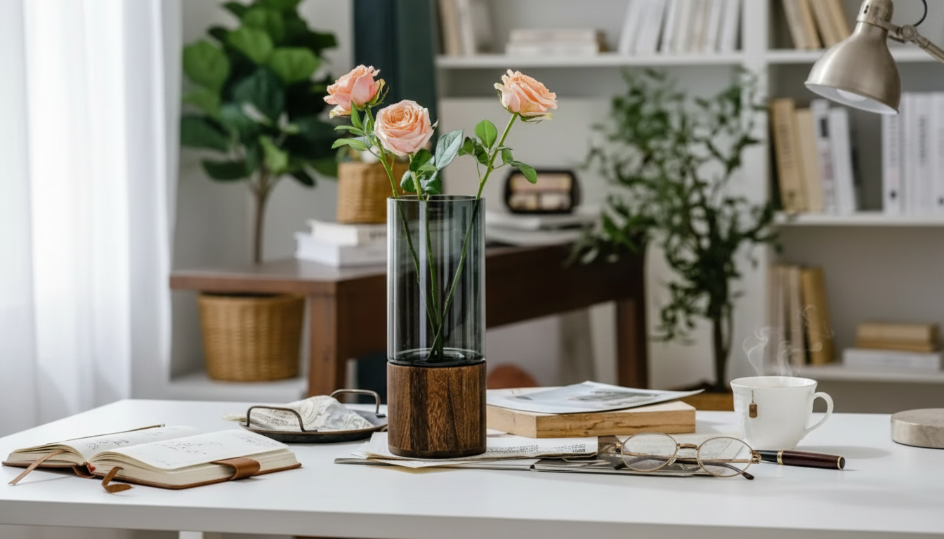 Elegant Retro Glass Vase Styling for Modern Homes