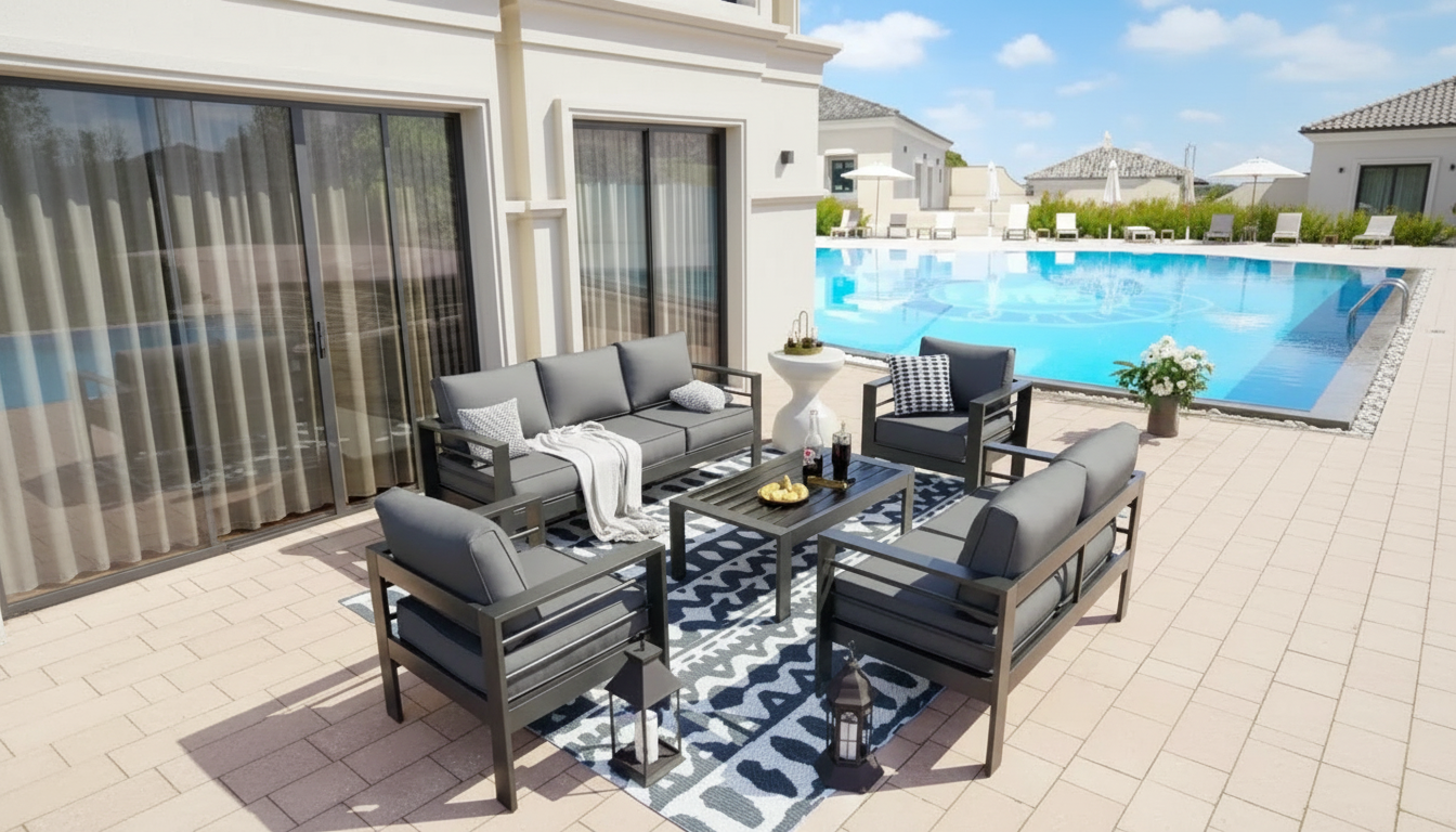 Patio Furniture Set with Cushions & Coffee Table Guide