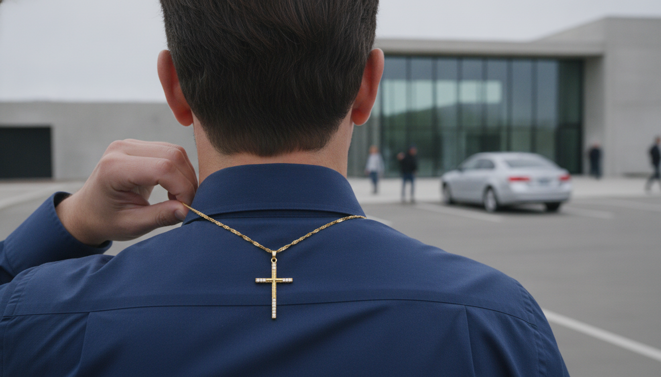 Charlie Kirk’s Cross Necklace: Style, Look & Chain Length