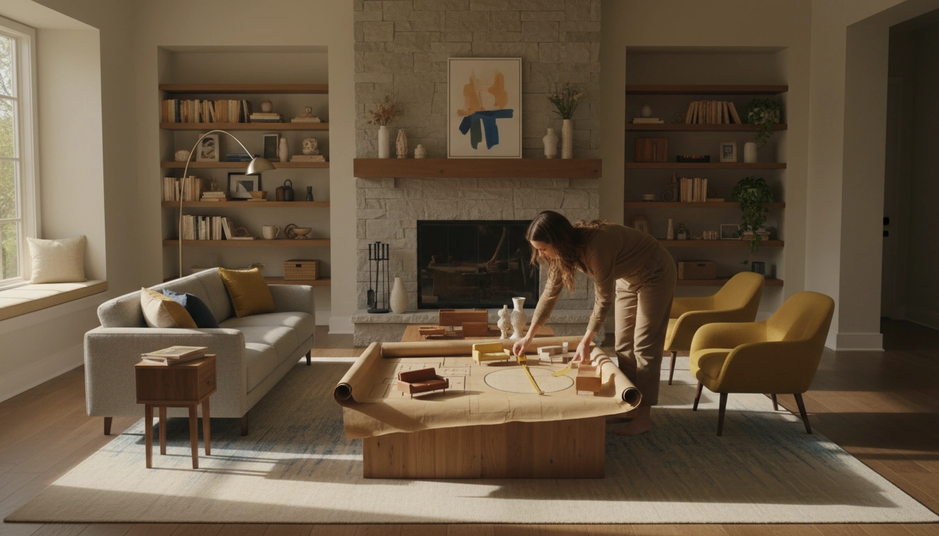 Living Room Layout Design: Flow, Focal Point, Seating